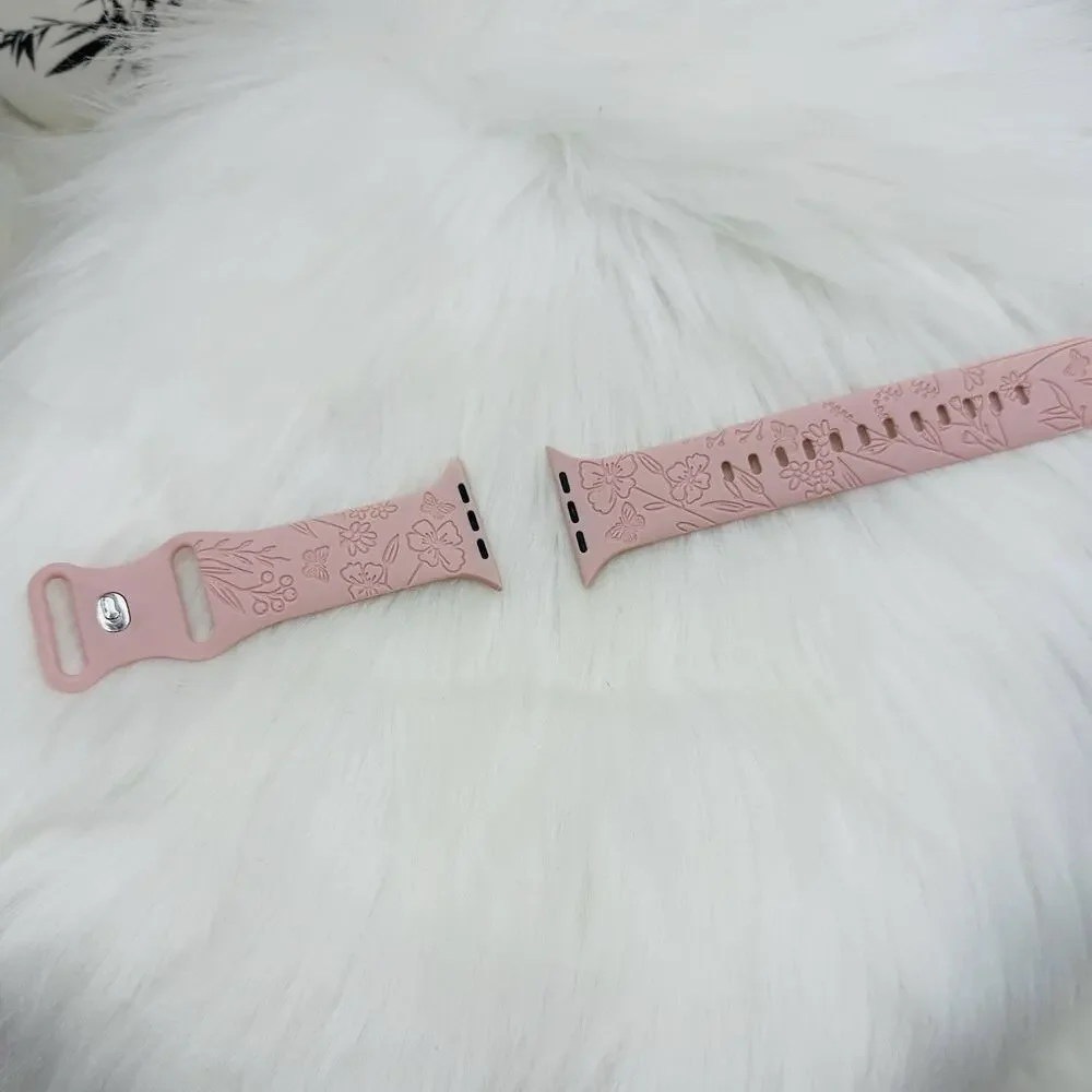 New Baby Pink Watch Band For Apple Watch Series 38mm / 40mm / 41mm